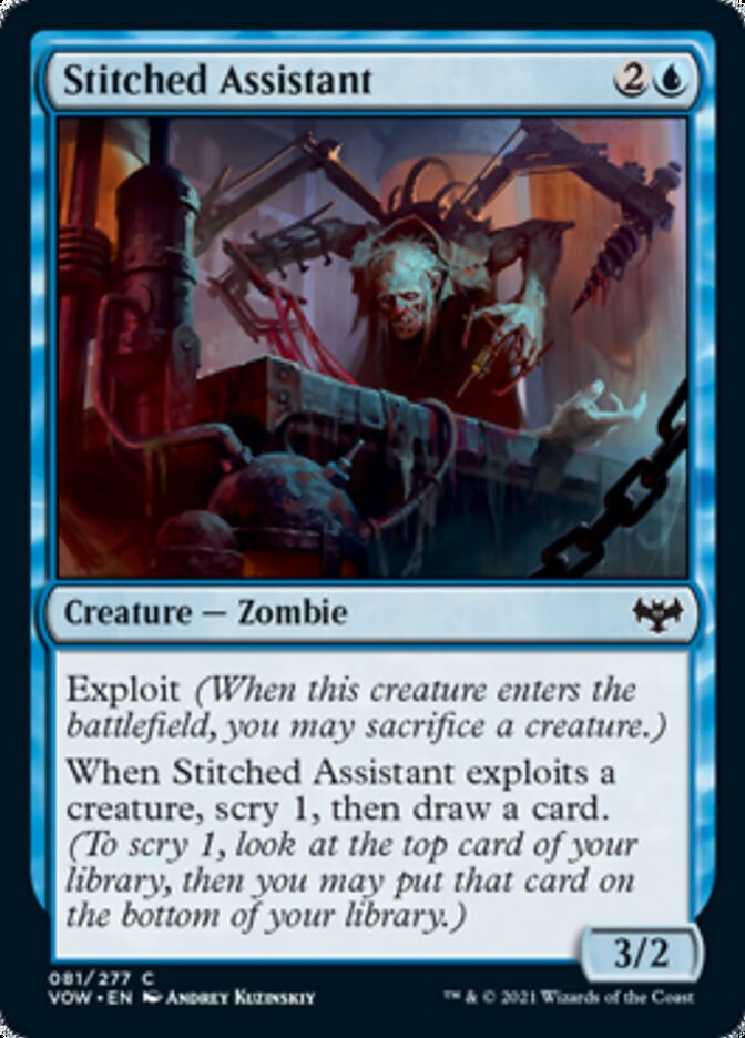 Stitched Assistant [Innistrad: Crimson Vow] | Black Swamp Games