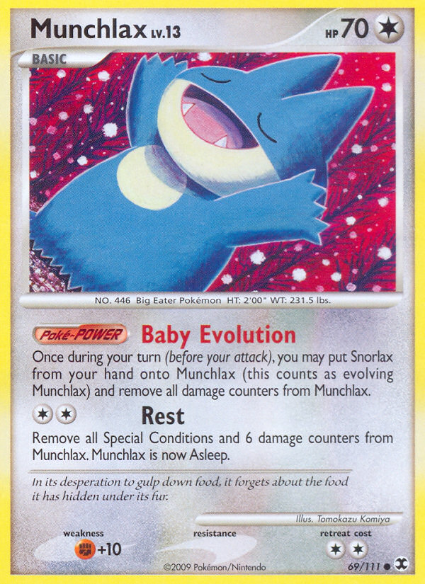 Munchlax (69/111) [Platinum: Rising Rivals] | Black Swamp Games