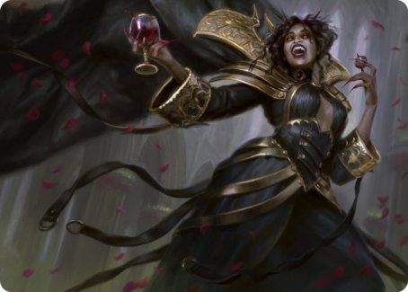 Bloodcrazed Socialite Art Card [Innistrad: Crimson Vow Art Series] | Black Swamp Games