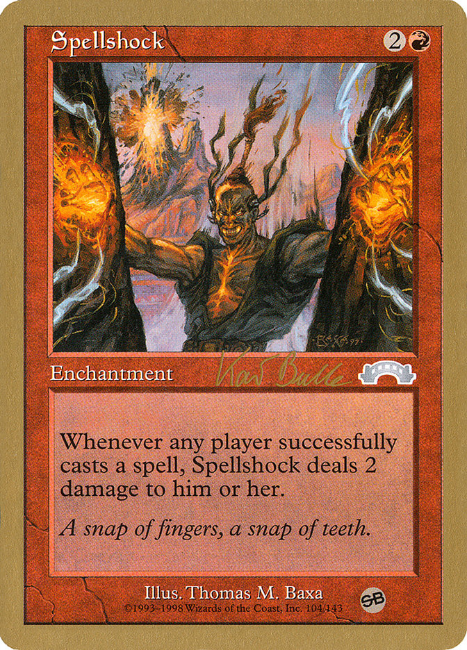 Spellshock (Kai Budde) (SB) [World Championship Decks 1999] | Black Swamp Games