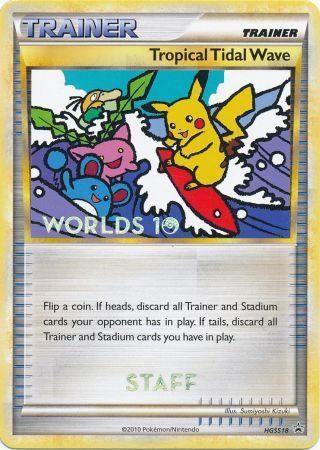 Tropical Tidal Wave (HGSS18) (Staff) [HeartGold & SoulSilver: Black Star Promos] | Black Swamp Games