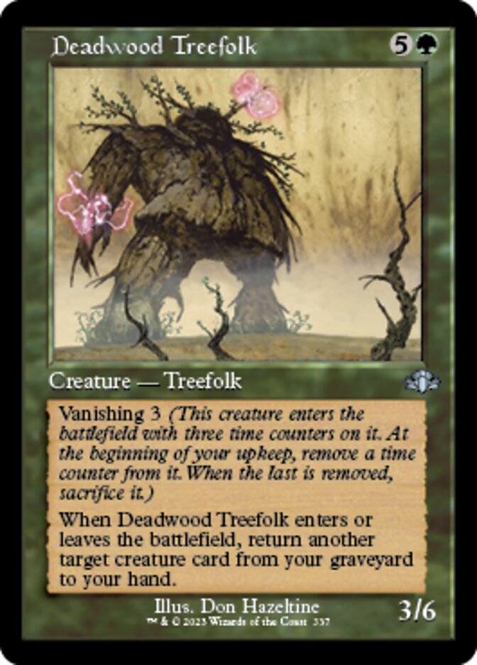 Deadwood Treefolk (Retro) [Dominaria Remastered] | Black Swamp Games