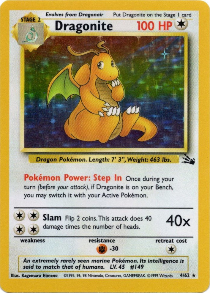 Dragonite (4/62) [Fossil Unlimited] | Black Swamp Games