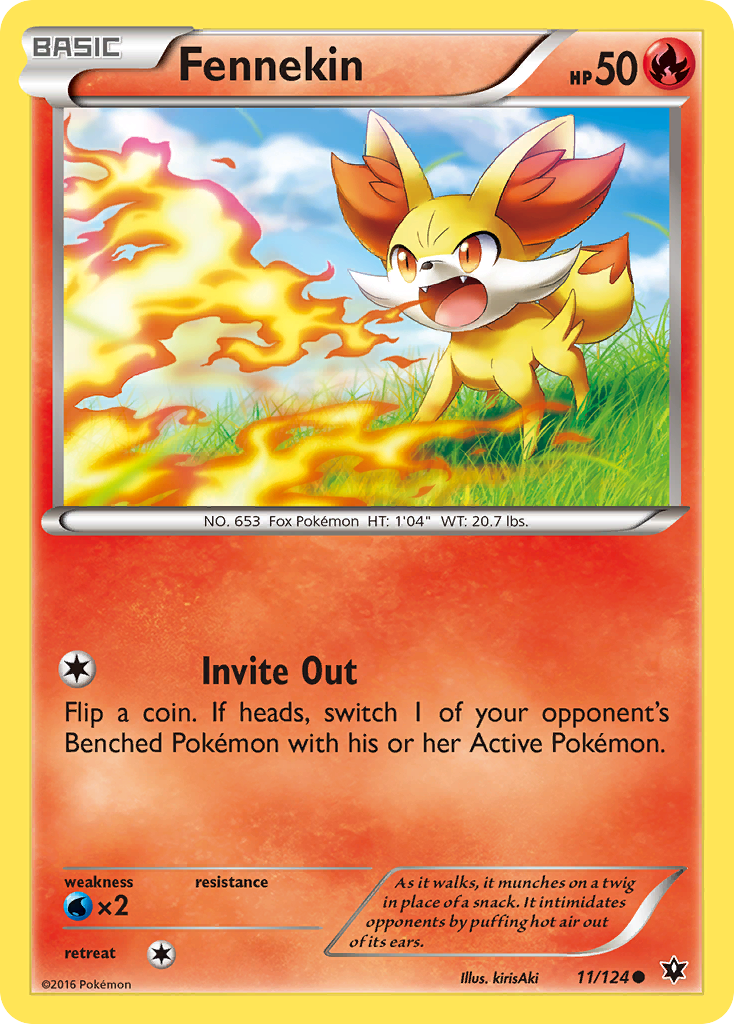 Fennekin (11/124) [XY: Fates Collide] | Black Swamp Games