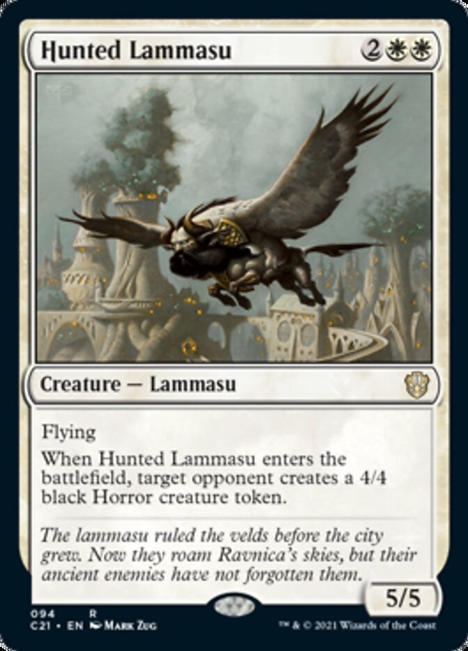 Hunted Lammasu [Commander 2021] | Black Swamp Games