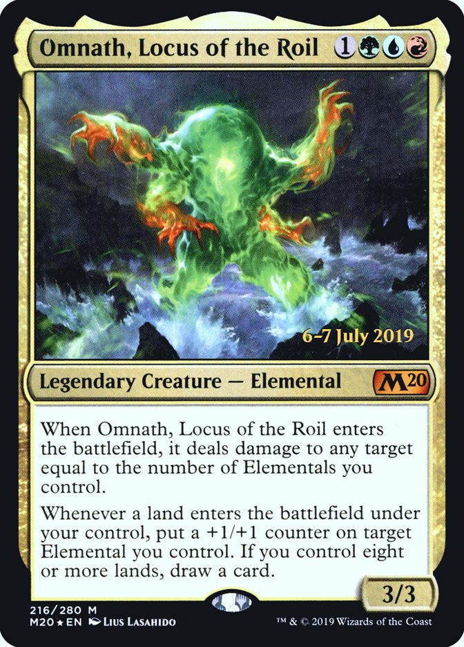 Omnath, Locus of the Roil  [Core Set 2020 Prerelease Promos] | Black Swamp Games