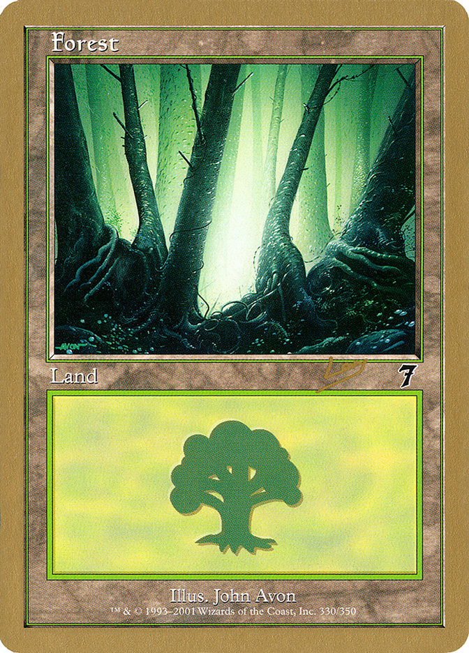 Forest (rl330) (Raphael Levy) [World Championship Decks 2002] | Black Swamp Games