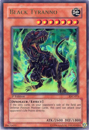 Black Tyranno [IOC-075] Ultra Rare | Black Swamp Games