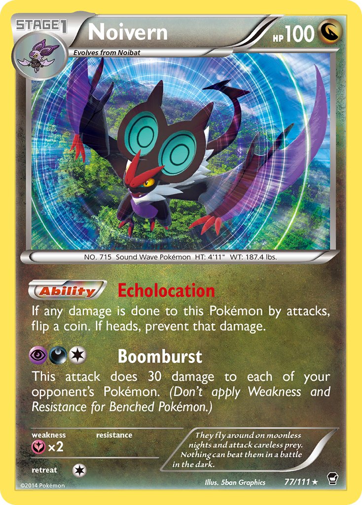 Noivern (77/111) (Cosmos Holo) (Blister Exclusive) [XY: Furious Fists] | Black Swamp Games