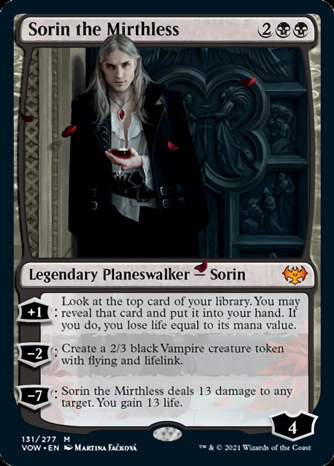 Sorin the Mirthless [Innistrad: Crimson Vow] | Black Swamp Games