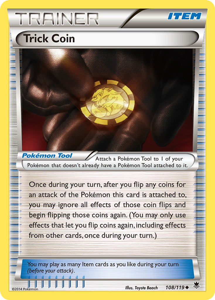 Trick Coin (108/119) [XY: Phantom Forces] | Black Swamp Games