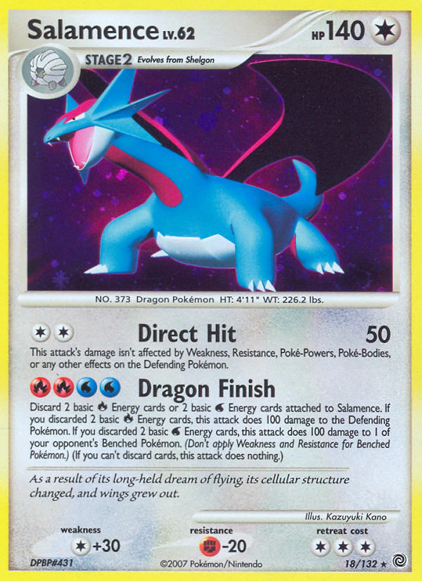 Salamence (18/132) [Diamond & Pearl: Secret Wonders] | Black Swamp Games