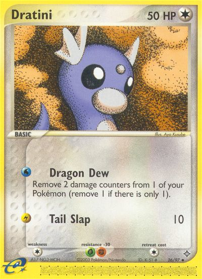 Dratini (26/97) [EX: Dragon] | Black Swamp Games