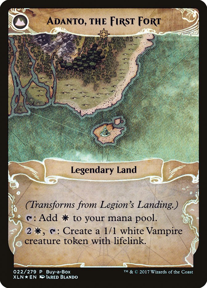 Legion's Landing // Adanto, the First Fort (Buy-A-Box) [Ixalan Treasure Chest] | Black Swamp Games