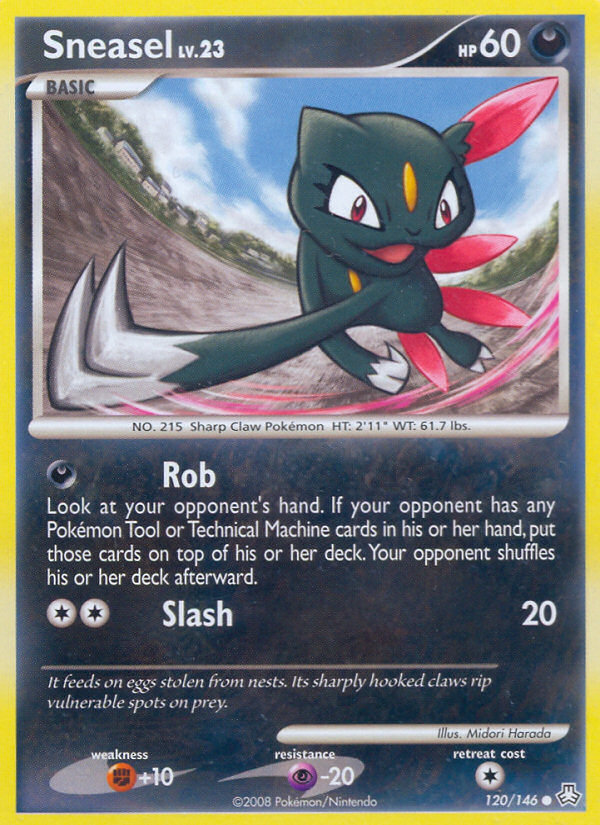 Sneasel (120/146) [Diamond & Pearl: Legends Awakened] | Black Swamp Games