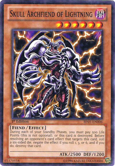 Skull Archfiend of Lightning [BP01-EN006] Starfoil Rare | Black Swamp Games