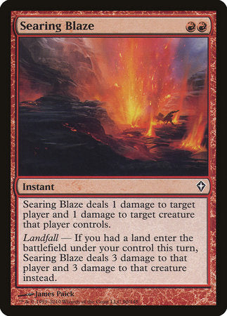 Searing Blaze [Worldwake] | Black Swamp Games