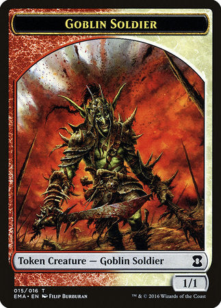 Goblin Soldier Token [Eternal Masters Tokens] | Black Swamp Games