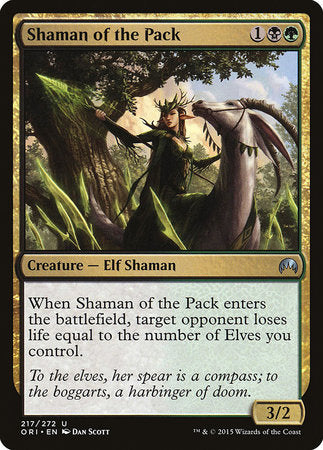 Shaman of the Pack [Magic Origins] | Black Swamp Games