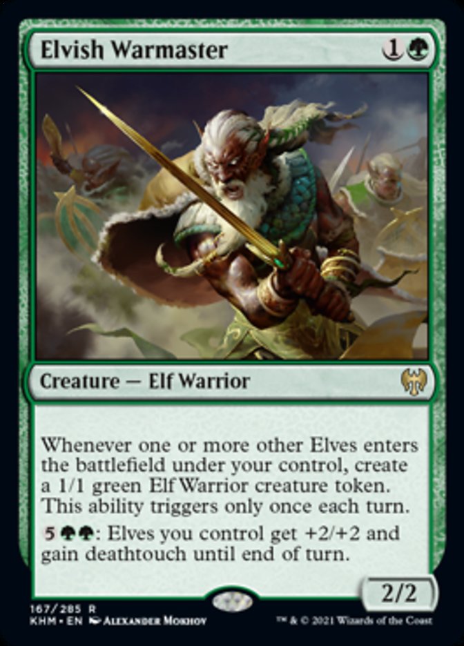 Elvish Warmaster [Kaldheim] | Black Swamp Games