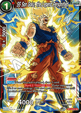 SS Son Goku, the Legend Personified (Super Rare) [BT13-012] | Black Swamp Games