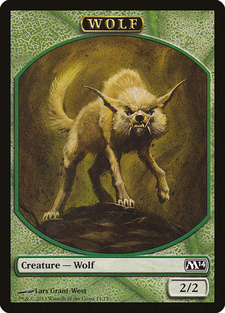 Wolf Token [Magic 2014 Tokens] | Black Swamp Games