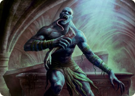 Ghoul Art Card [Dungeons & Dragons: Adventures in the Forgotten Realms Art Series] | Black Swamp Games