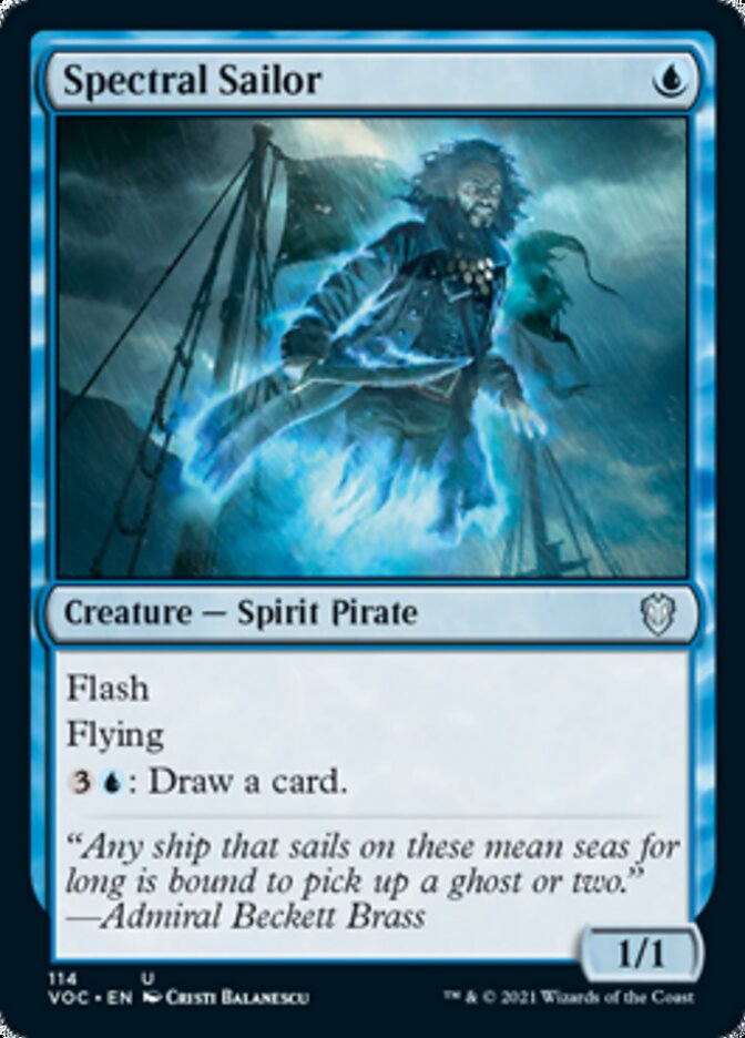 Spectral Sailor [Innistrad: Crimson Vow Commander] | Black Swamp Games