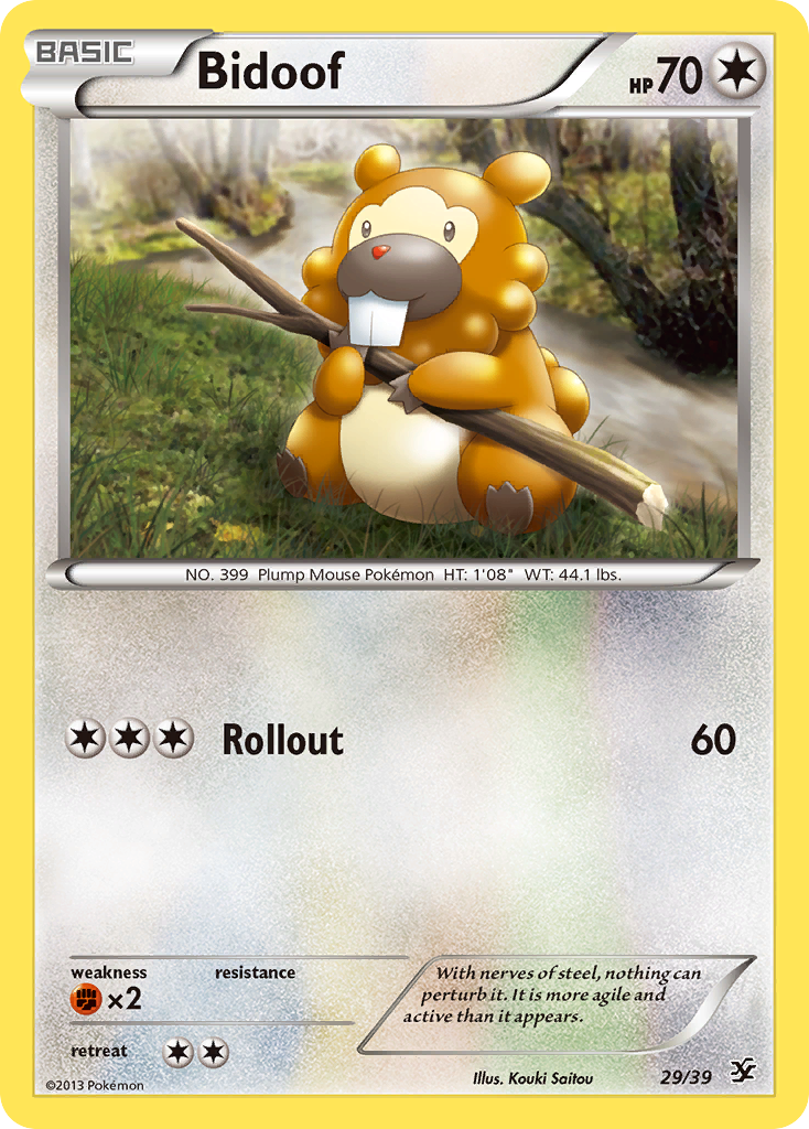 Bidoof (29/39) [XY: Kalos Starter Set] | Black Swamp Games