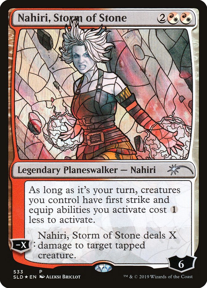 Nahiri, Storm of Stone (Stained Glass) [Secret Lair Drop Promos] | Black Swamp Games