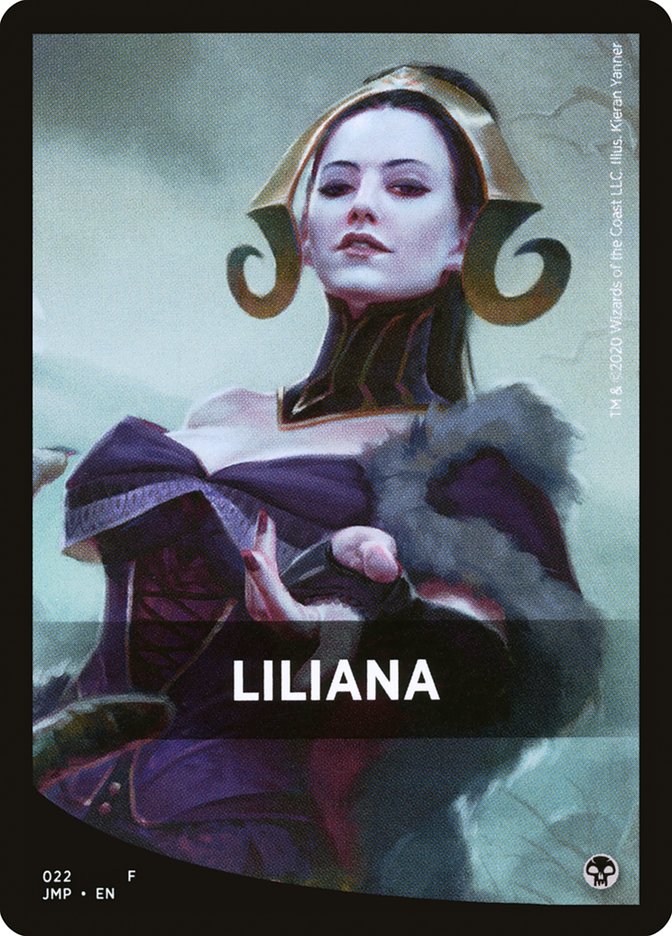 Liliana Theme Card [Jumpstart Front Cards] | Black Swamp Games