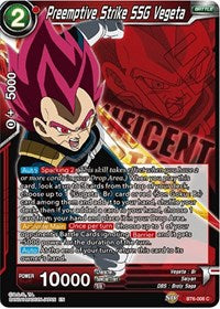 Preemptive Strike SSG Vegeta [BT6-008] | Black Swamp Games