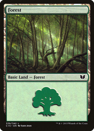 Forest (339) [Commander 2015] | Black Swamp Games