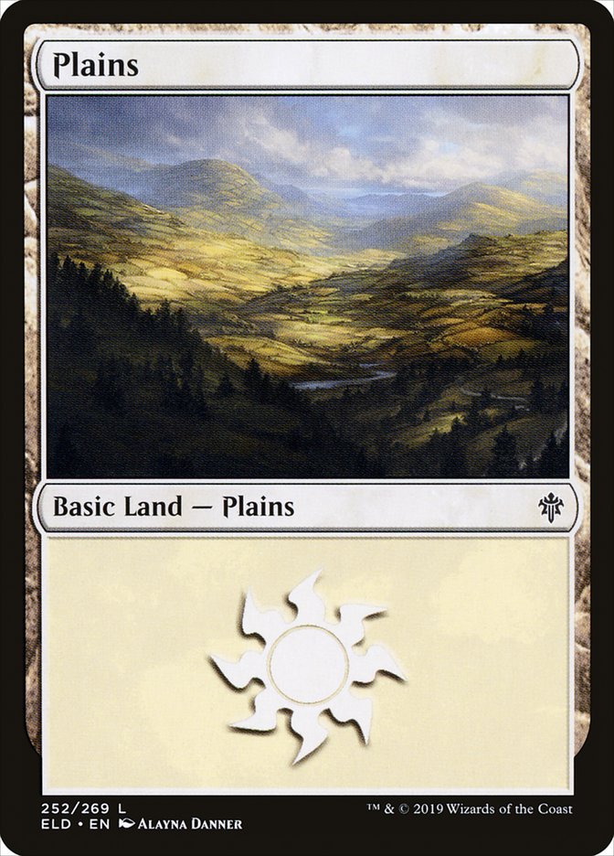 Plains (252) [Throne of Eldraine] | Black Swamp Games