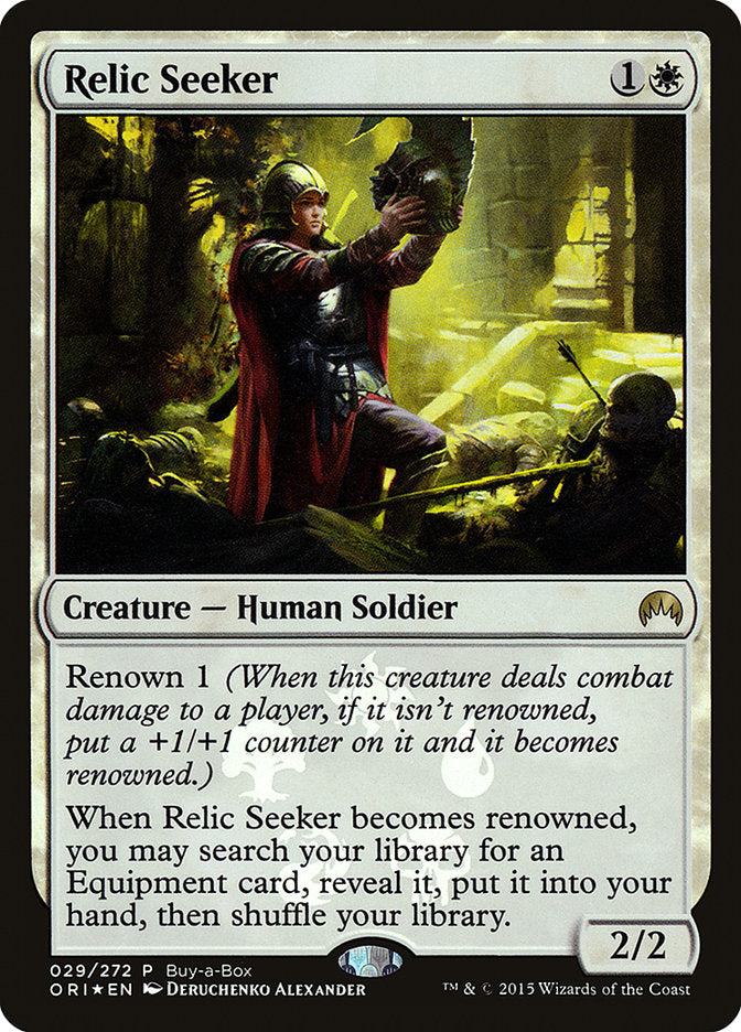 Relic Seeker (Buy-A-Box) [Magic Origins Promos] | Black Swamp Games