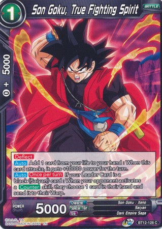 Son Goku, True Fighting Spirit [BT12-128] | Black Swamp Games