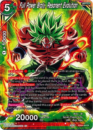 Full Power Broly, Resonant Evolution [EX04-04] | Black Swamp Games