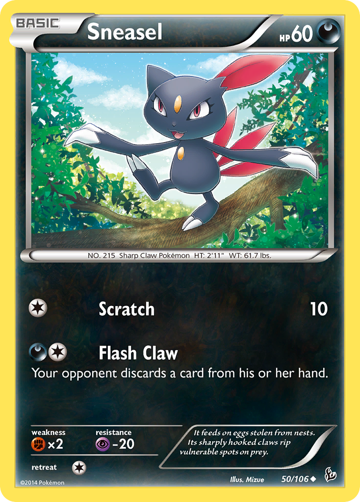 Sneasel (50/106) [XY: Flashfire] | Black Swamp Games