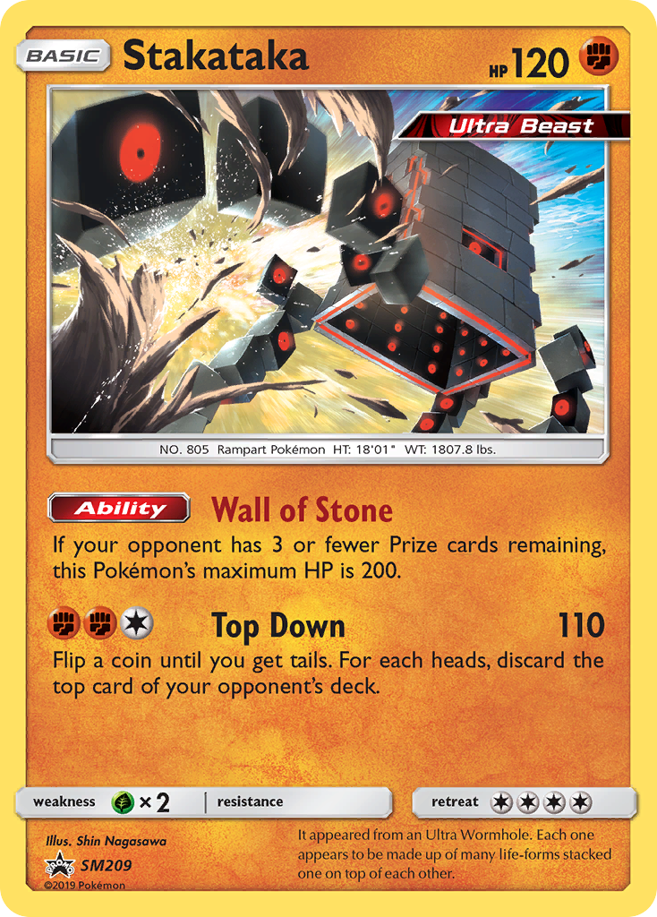 Stakataka (SM209) [Sun & Moon: Black Star Promos] | Black Swamp Games