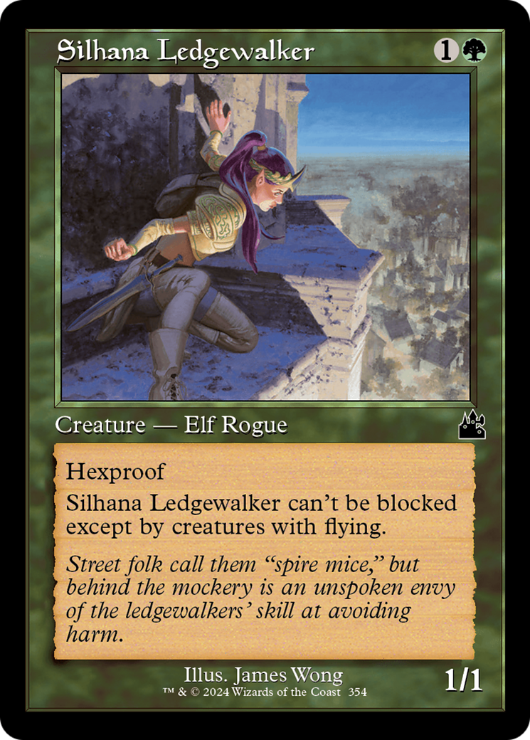 Silhana Ledgewalker (Retro Frame) [Ravnica Remastered] | Black Swamp Games