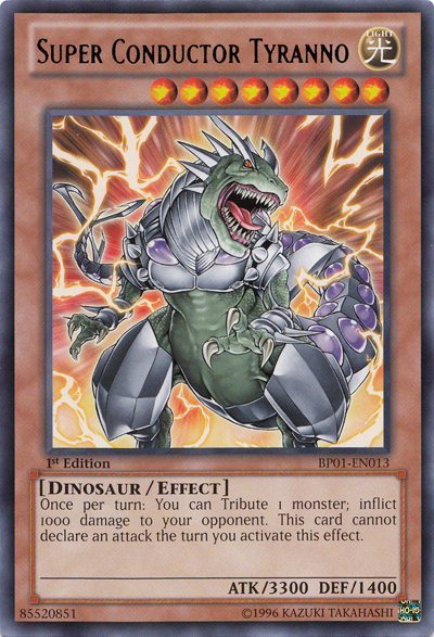 Super Conductor Tyranno [BP01-EN013] Rare | Black Swamp Games