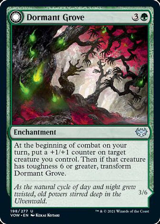 Dormant Grove // Gnarled Grovestrider [Innistrad: Crimson Vow] | Black Swamp Games