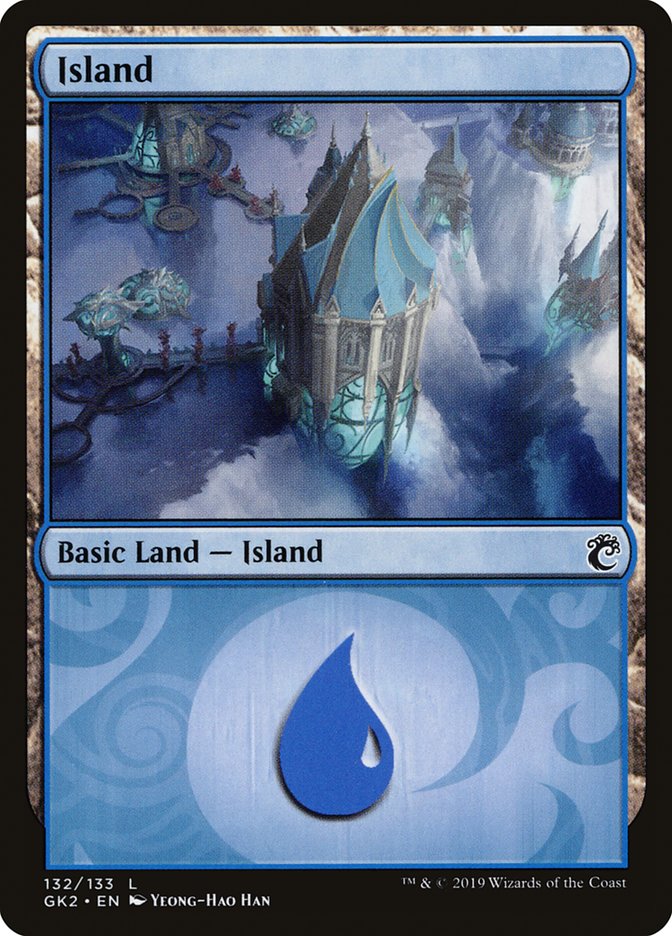 Island (132) [Ravnica Allegiance Guild Kit] | Black Swamp Games