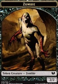 Zombie // Spirit (022) Double-Sided Token [Commander 2015 Tokens] | Black Swamp Games