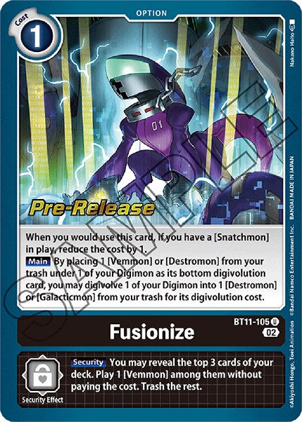 Fusionize [BT11-105] [Dimensional Phase Pre-Release Promos] | Black Swamp Games