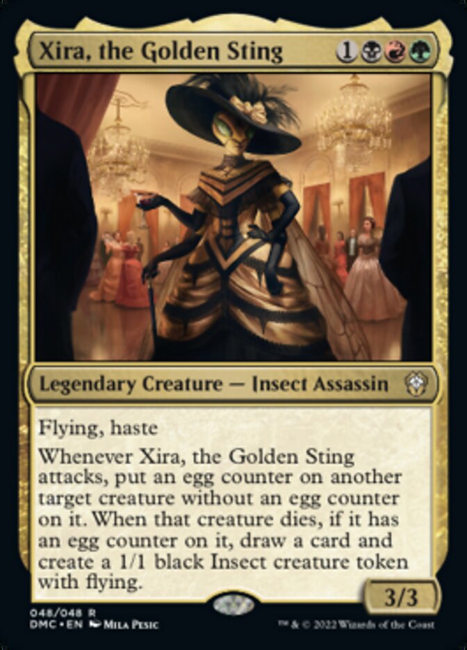 Xira, the Golden Sting [Dominaria United Commander] | Black Swamp Games