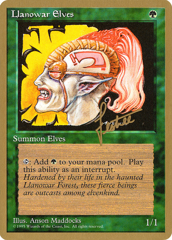 Llanowar Elves (Bertrand Lestree) [Pro Tour Collector Set] | Black Swamp Games