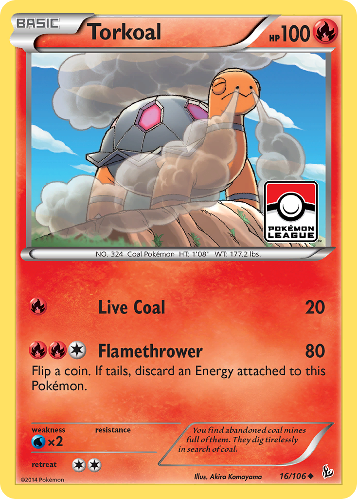 Torkoal (16/106) [XY: Flashfire] | Black Swamp Games