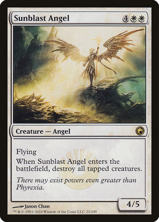 Sunblast Angel [Scars of Mirrodin] | Black Swamp Games