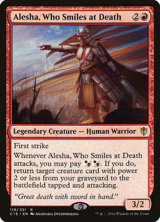 Alesha, Who Smiles at Death [Commander 2016] | Black Swamp Games
